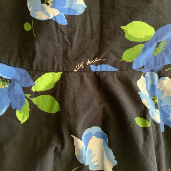 Blue floral Gilly Hicks skirt Sz 8 - Picture 2 of 4